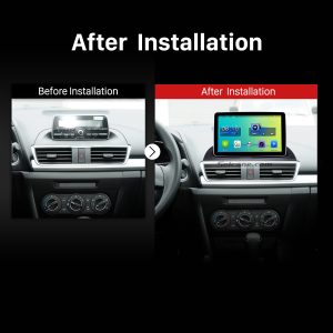 2014 Mazda 3 Encore Low Version Bluetooth GPS Car Radio after installation