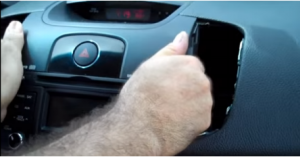 Gently take the original car radio out of the dash