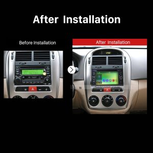 2005 2006 2007 2008 2009 Kia Cerato Car Radio after installation