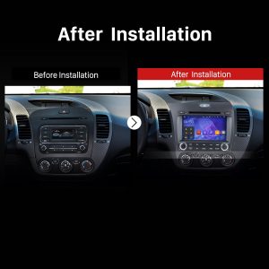 2013 2014 Kia Cerato Left Car Radio after installation