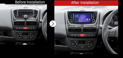 2014 FIAT DOBLO Car Radio after installation