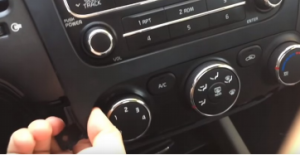 Remove the trim panel with your hands. If necessary, you may use a lever to loosen it