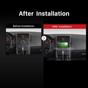 2007 2008 2009 2010 2011-2016 MAZDA CX-9 Car Radio after installation