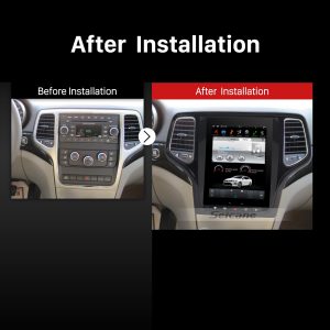 2011 2012 2013 Jeep Grand Cherokee Car Radio after installation