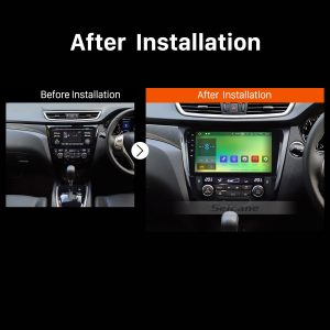 2014 2015 NISSAN Qashqai Radio after installation