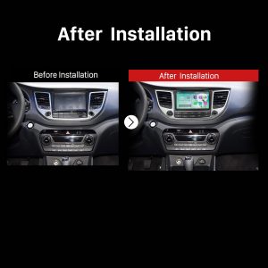 2015 2016 Hyundai IX35 TUCSON (LHD) Bluetooth GPS DVD Car Radio after installation