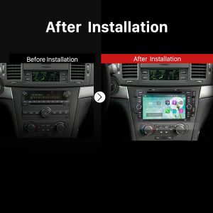 2006 2007 2008 2009 2010-2011 Chevy Chevrolet CAPTIVA Aftermarket Car Radio after installation