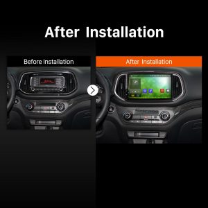 2014 2015 KIA KX3 Car Radio after installation