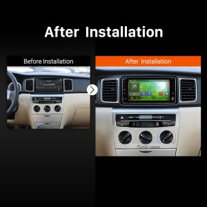 2003 2004 2005 2006 2007-2010 Toyota Vios Multifunctional Car Radio after installation