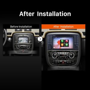 2006 2007 2008 2009 2010-2013 Mercedes-Benz W251 R Class R280 R300 R320 R350 R500 R63 Bluetooth Radio after installation