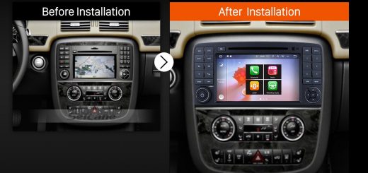 2006 2007 2008 2009 2010-2013 Mercedes-Benz W251 R Class R280 R300 R320 R350 R500 R63 Bluetooth Radio after installation