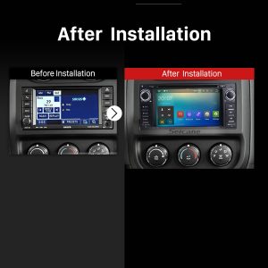 2009 2010 2011 Jeep Compass Bluetooth GPS Car Stereo after installation