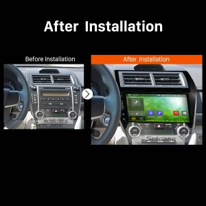 2012 2013 2014 2015-2017 TOYOTA CAMRY European American Car Radio after installation