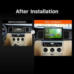 2013 Toyota Corolla EX E120 Bluetooth GPS Car Radio after installation