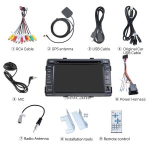 Check all the accessories for the new Seicane car radio