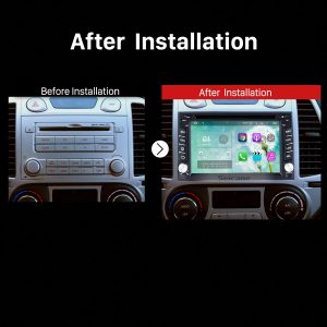 2001 2002 2003 2004 2005-2007 Hyundai TERRACAN Dash Stereo Radio after installation