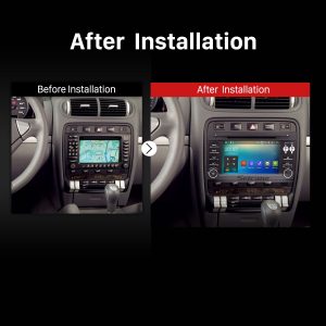 2003 2004 2005 2006 2007-2010 Porsche Cayenne Bluetooth DVD Car Radio after installation