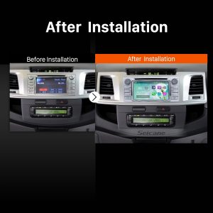 2012 Toyota Hilux Car Radio after installation