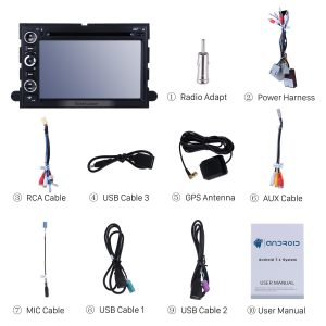 Check all the accessories for the new Seicane radio