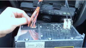 Disconnect all the connectors at the back of the original car radio