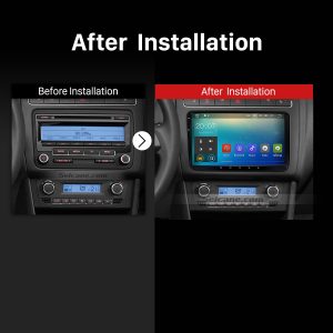 2003 2004 2005 2006 2007-2012 VW Volkswagen Passat Golf Jetta Car Radio after installation