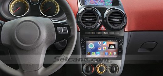 2005-2011 Opel Zafira Car Stereo after installation