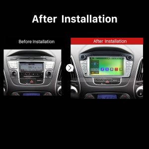 2009 2010 2011 2012 2013-2015 Hyundai IX35 Stereo after installation