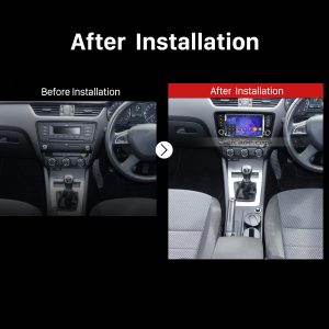 2013 2014 2015 Skoda Octavia Car Radio after installation