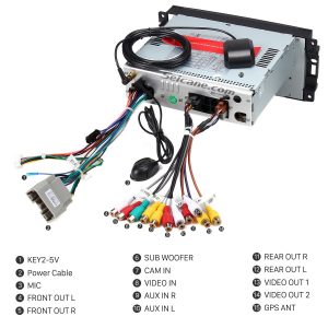 Connect the harnesses to the back of the new Seicane head unit