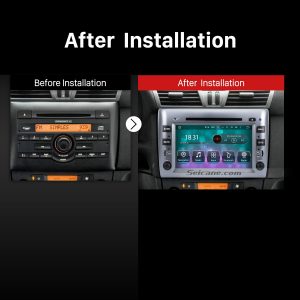 2005 2006 2007 2008 2009-2010 Fiat Stilo New Aftermarket Car Radio after installation