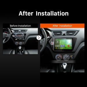 2011 2012 KIA K2 RIO Car Radio after installation