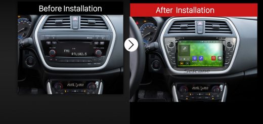 2013 2014 SUZUKI SX4 Car Stereo after installation