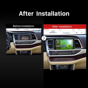 2015 Toyota Highlander GPS Nav Bluetooth Car Radio after installation