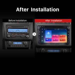 2006 2007 2008 2009-2012 VW VOLKSWAGEN MAGOTAN car radio after installation