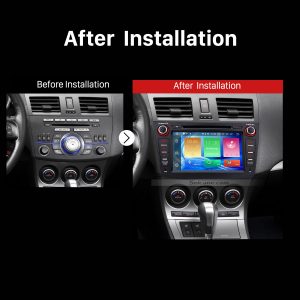 2009 2010 2011 2012 Mazda 3 Car Stereo after installation