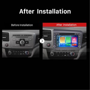 2012 Honda Civic Car Radio after installation