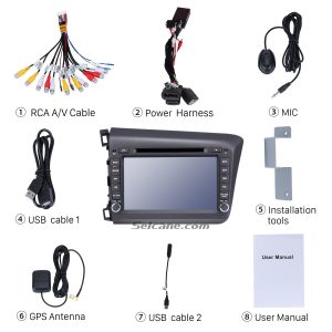 Check all the accessories for the new Seicane car radio