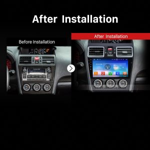 2014 2015 2016 Subaru Forester Car Radio after installation