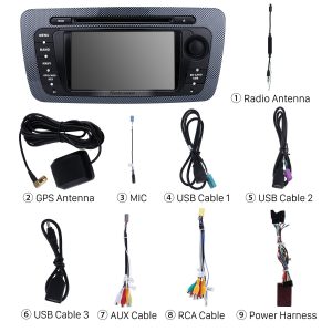 Check all the accessories for the new Seicane car radio