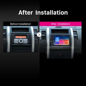 Universal Toyota Nissan KIA car radio after installation