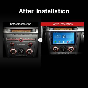 2004 2005 2006 2007-2009 Mazda 3 Radio after installation