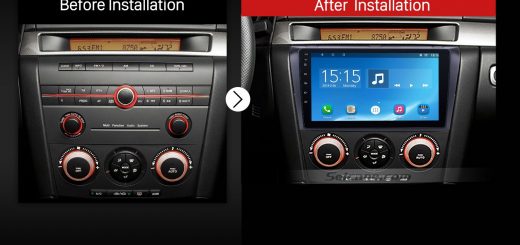2004 2005 2006 2007-2009 Mazda 3 Radio after installation