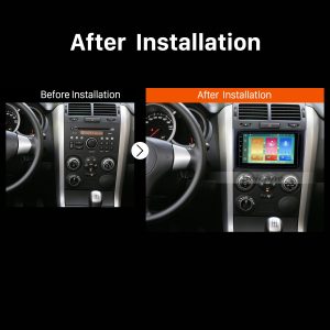 2005 2006 2007 2008-2013 Suzuki Vitara Car Stereo after installation