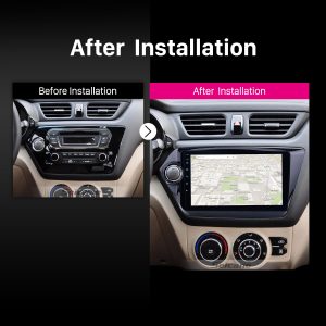 2011 2012 2013 2014-2015 KIA K2 Car Radio after installation