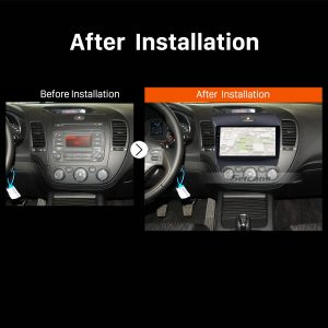 2013 2014 2015 2016 KIA K3 Car Radio after installation