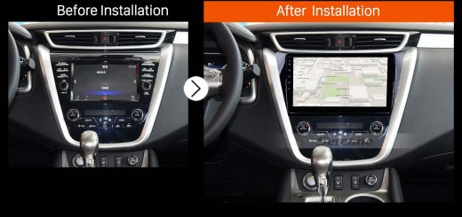 2015 Nissan Murano Car Radio after installation