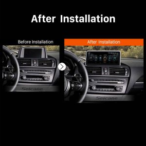 2011 2012 2013 2014-2016 BMW 1 Series F20F21 (LHD) car radio after installation