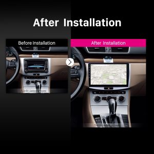 2012 2013 2014 VW Volkswagen Magotan B7 Bora Golf 6 car radio after installation