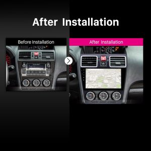 2014 2015 2016 Subaru Forester car radio after installation