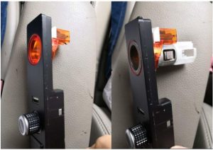 Install well the cigar lighter into Android IDRIVE